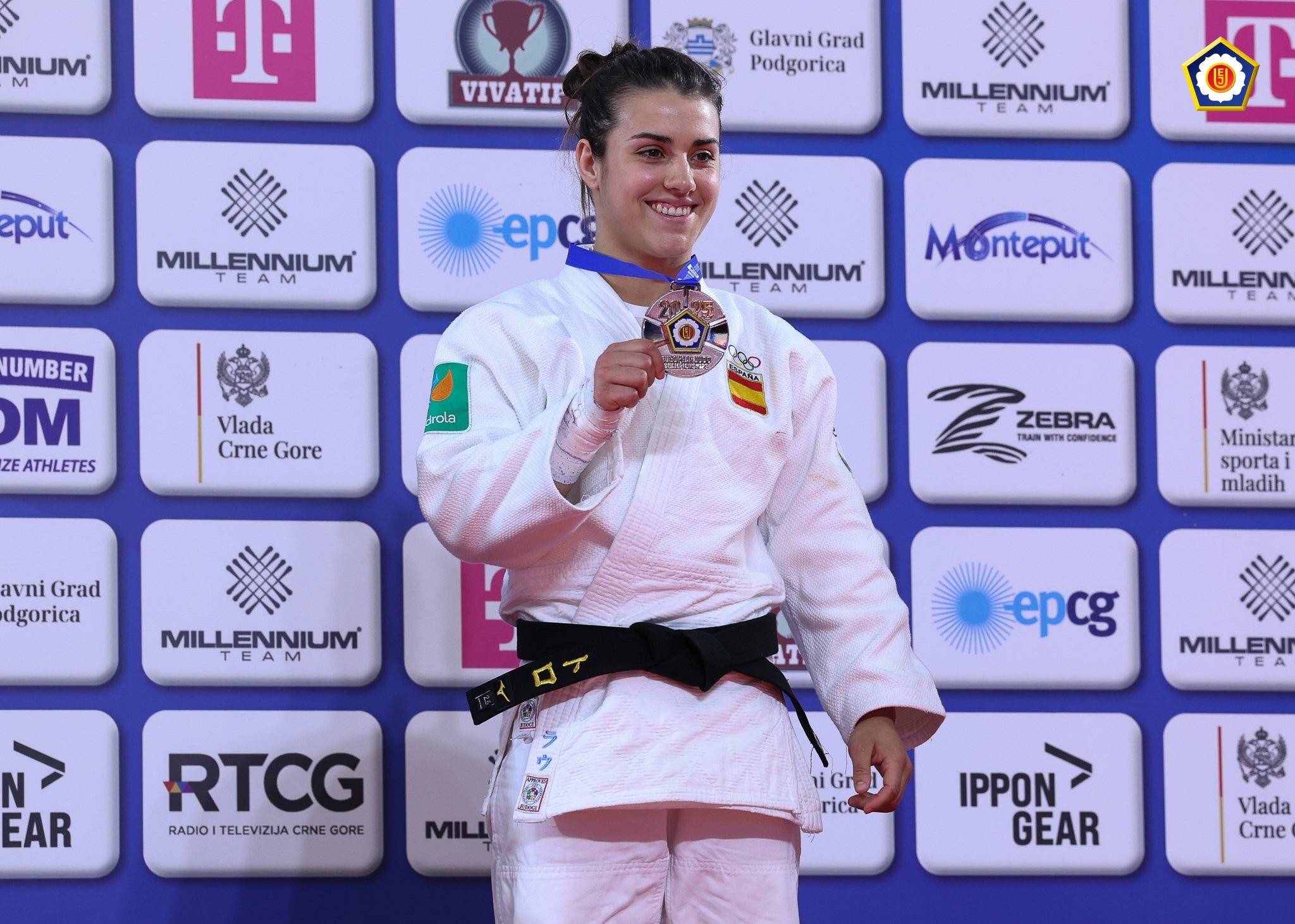 BRONCE para Ariane Toro en el Campeonato de Europa de Judo Absoluto. Montenegro 23-04-25